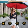 MRTLLOA 40/49/56 Inch Oversize Windproof Inverted Reverse Upside Down Umbrella,