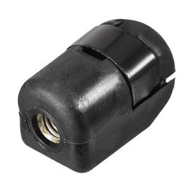 Sourcing Map M6 Internal Screw Fit Black PA66 A5 Gas Spring End Gas Connector