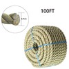 3/4 inch 1 inch Diameter Twisted Manila Rope, Twisted 3