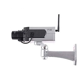 Motion Detection Led Flashing Dummy Camera Imitation CCTV Movement Function Scaring Monitor IR Led Flash Move Fake Gun