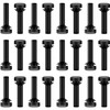 24 Pack Replacement WB02X24790 Rubber Feet, Heat Resistant Anti-Slip Grate