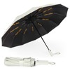 LAMA 12 Ribs Folding Umbrella, Windproof Compact Travel Umbrella, Auto