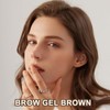 Waterproof Brown Eyebrow Gel - Fast Drying & Sweat-proof Semi-Permanent