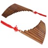 Pan Flute Natural Bamboo 15 Pipes G Tone Pans Pipe