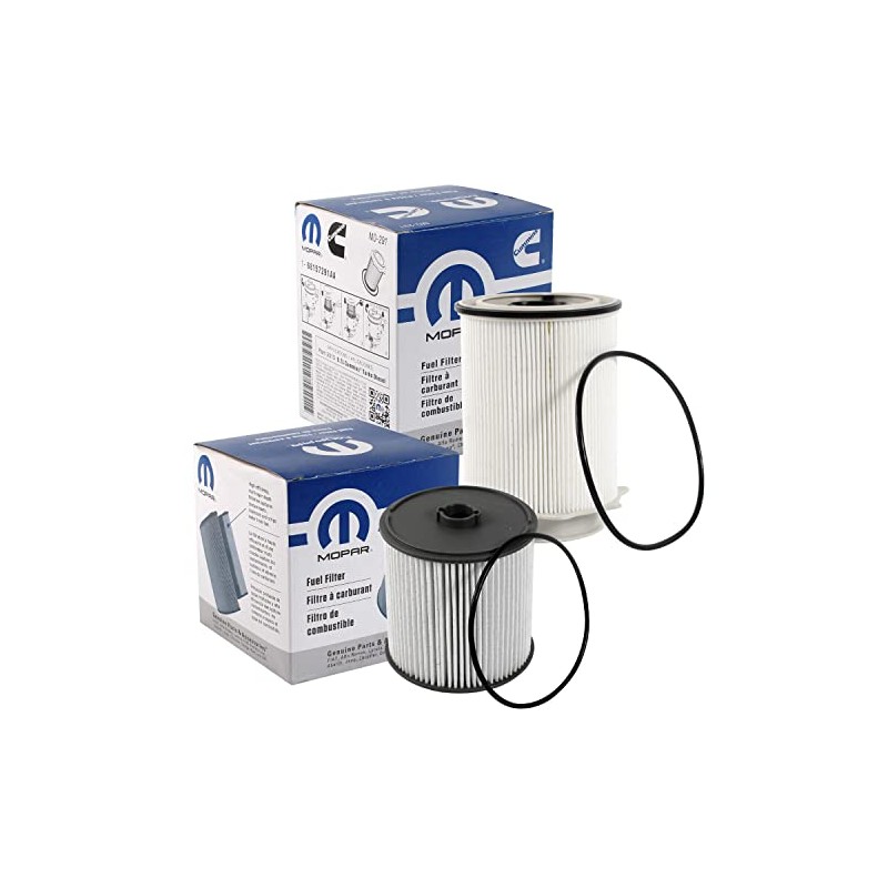 Fuel Filters 68157291AA and 68436631AA for a 2019-2024 Ram Truck