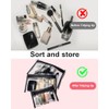 3 Pack Clear Makeup Bags - Organize Your Essentials in