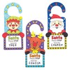 Baker Ross AT167 Christmas Colour in Door Hangers-Pack of 10,