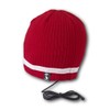 TOOKS Velocity Headphone Hat with Built-in Removable Headphones - Color: