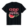 Kids One In A Melon Birthday Girl Baby 1st Watermelon