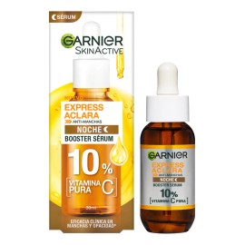 Garnier Express Aclara Sérum Noche Antimanchas con Vitamina C Pura, 30ml