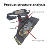 Multi Function 4Tubes Back Arrow Quiver Shoulder Hanged Target Shooting