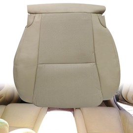 Priprilod LA00 LA03 Tan Leather Driver Side Bottom Replacement Seat Cover Compatible with Lexus GS300 GS350 GS430 GS450H GS460 2006 2007 2008 2009 2010 2011