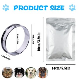 AMBEERT Dog Paw Print Kit, Clay Baby Hand & Footprint Impression Kit, Paw Print Kit for Dogs, Cat Paw Print Kit, Perfect Home Decor and Gift for Pet Lovers, Equipped with a 10cm Circular Mold