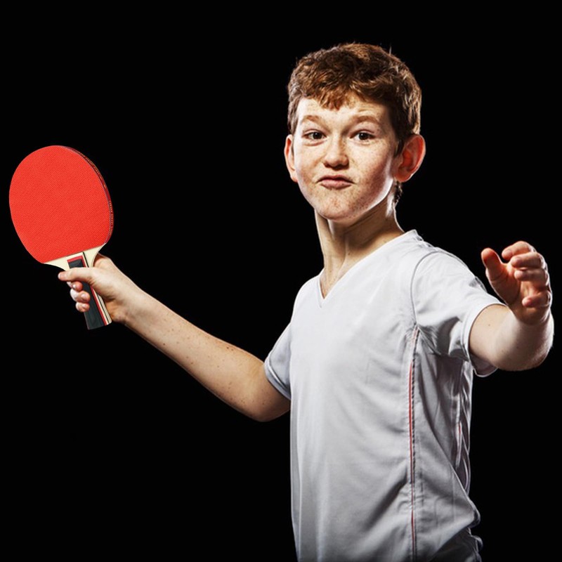 Cisixin Table Tennis Set, 2 Table Tennis Bats, 3 Balls,