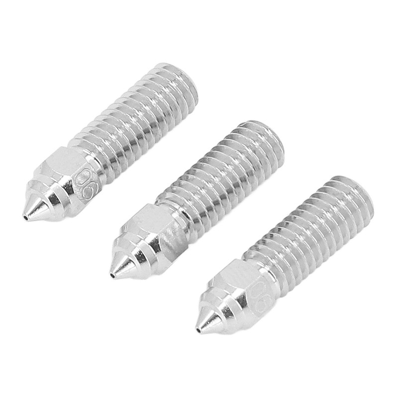 3Pcs 3D Printer Extruder Nozzle 1.75mm M6 High Speed Hotend