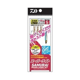 Daiwa Samurai J Sabiki Set, SL1.3 oz (35 g) Akakin
