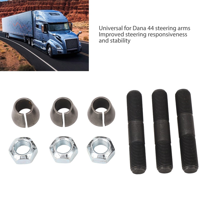 Steering Arm Install Kit EWO12025 High Strength Stud and Conical