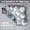 AKTECKE Corner Shower Caddy, 2 Pack Adhesive Shower Corner Organizer
