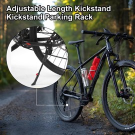Mountain Cycling Kickstand,Adults Mountain Foldable Bike Kickstand | Adjustable Non-Slip Replacement Parts Aluminum Alloy Cycling Accessories for Men Women Riding