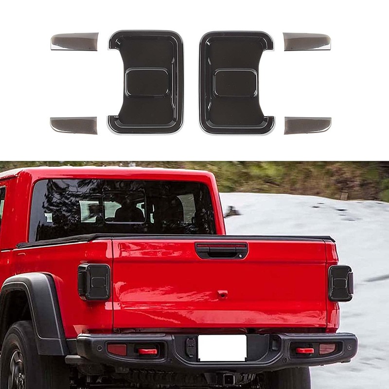 CheroCar for JT Tail Light Cover Guard Trim Frame Bezels