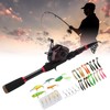 Fishing Rod and Reel Combos Carbon Fiber Telescopic Fishing Pole