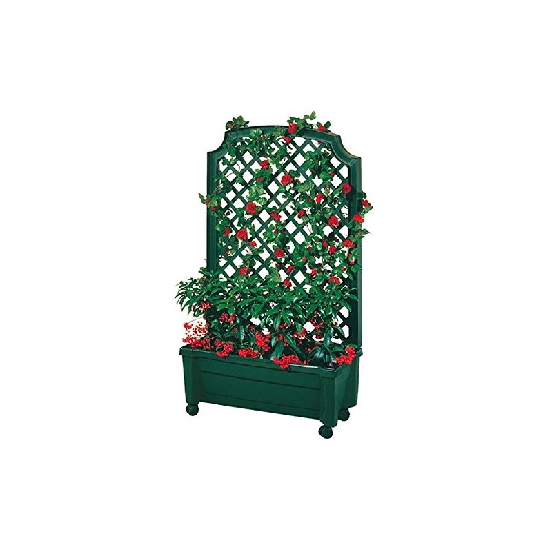 Exaco 1.416Green Calypso Trellis, Green planters