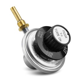Gas Grill Control Valve with Knob for Masterbuilt Smoke Hollow 205 FM205 Replace Part 205-REG Regulator Valve