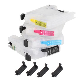 Ink Cartridge Refillable 4 Color Replacement Printer Inkjet Cartridge with Permanent Chip for LC103
