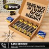 Bravex Ignition Coil Pack & Spark Plug SP479 for Ford