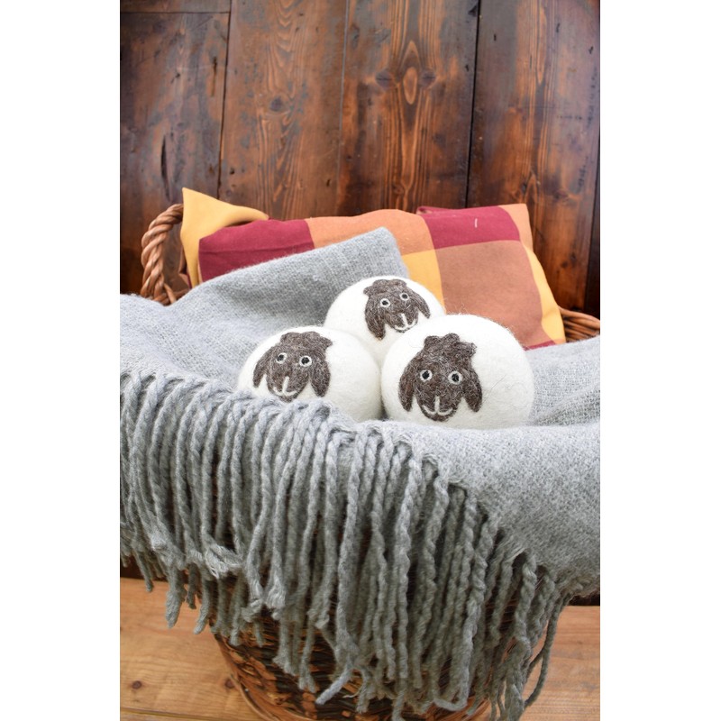 Pachamama Handmade XL Wool Tumble Dryer Balls 7cm 3 Pk