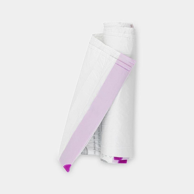 3 x 20 White Perfect Fit Brabantia Bin Liners Type