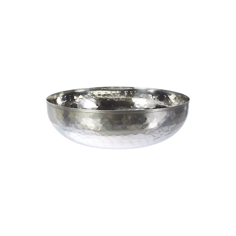 Equinox 511023 Salad Bowl Hammered Stainless Steel Diameter 25 cm