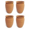 La Mexicana Cantarito de Barro Natural, Clay Cups, Set of