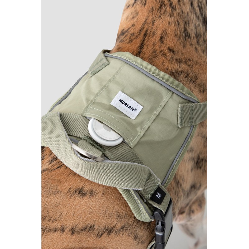 HiDREAM Valleyシリーズ犬用スピード着用引っ張り防止ハーネス ミルクブラウン S