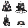 OLIVIA WONG Waterproof Theft Backpack for Women (13L), Convertible Backpack