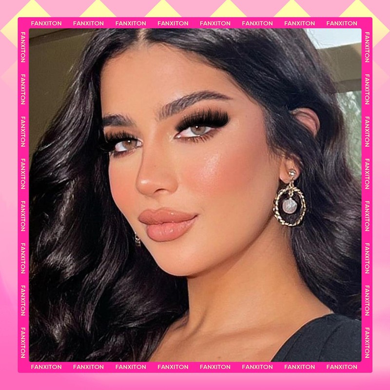 FANXITON FANXITON Lash Clusters Thick Fluffy Lash Clusters D Curl