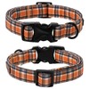 Lionet Paws Gird Dog Collar with Plastic Buckle, Cotton Fall