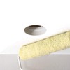 RAVEL Fire Rated Round Trimless Plaster in GU10 LED Anti