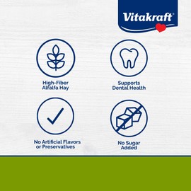 Vitakraft Slims with Alfalfa Rabbit, Guinea Pig & Small Animal Nibble Stick Treat, 1.76 oz