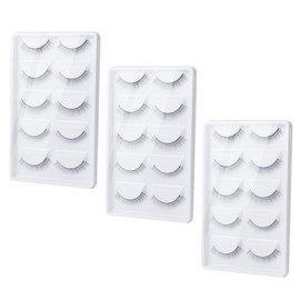 Healeved False Eyelashes Extension Set for Beginners Half Lash Wispy Lashes for Makeup Art