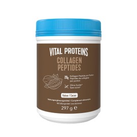 Vital Proteins Collagen Peptides Cocoa, Collagen Peptides (Type I & III), Cocoa, for Beautiful Skin, Hair and Nails, Gluten Free, 20 g Collagen Per Serving - 297 g