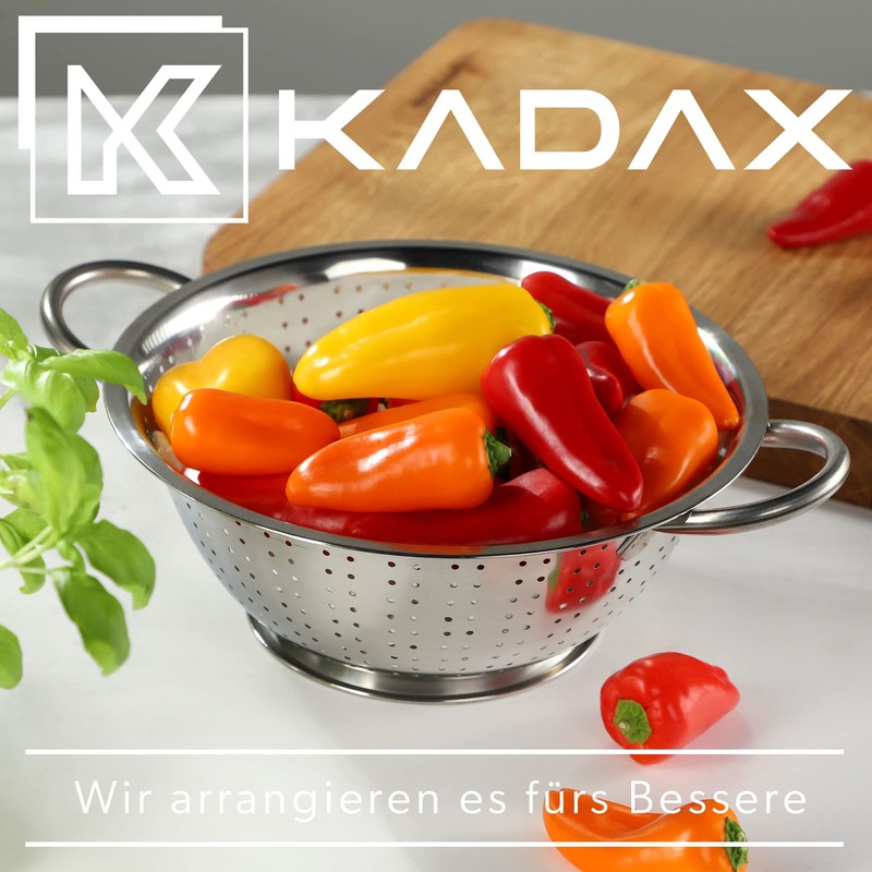 KADAX Stainless Steel Noodle Strainer Colander Colander Kitchen Colander Filter