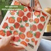 Swedish Dishcloths 2 Pack Strawberry & Citrus Printed Eco Friendly