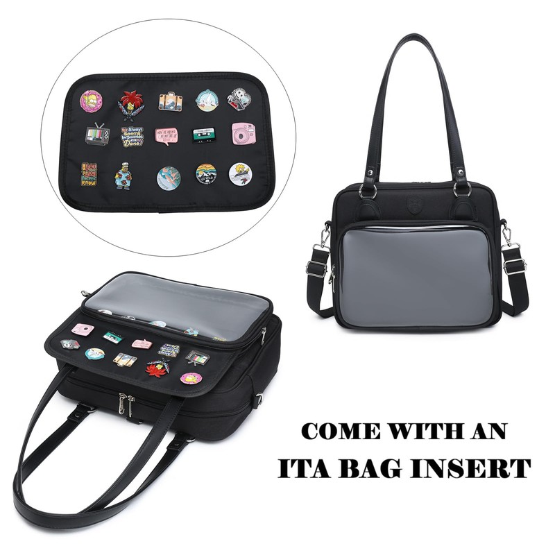 Oxford Ita Bag Crossbody Shoulder Bag Satchel Messenger Backpack Multi-Purpose