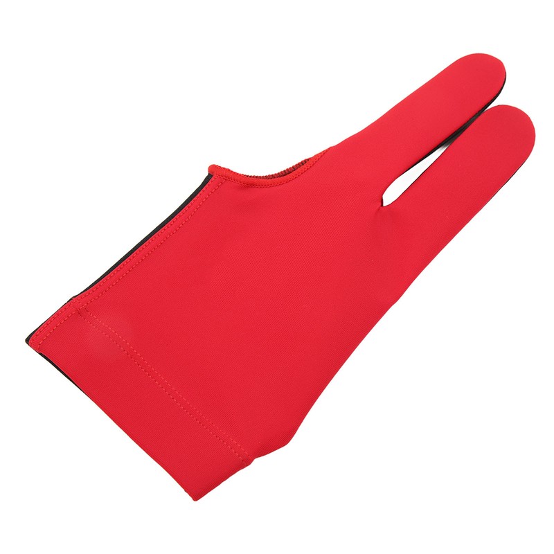 Left Hand Billiard Gloves Polyurethane Fiber Average Size Three Fingers