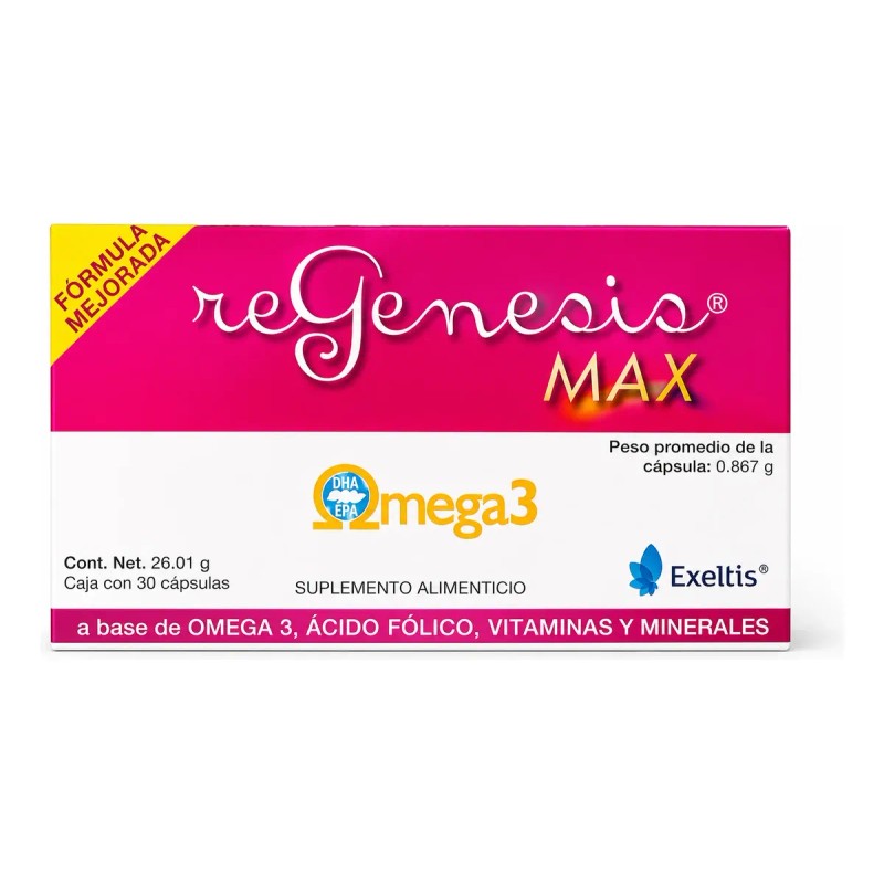 Regensis Max Suplemento Alimenticio Capsulas
