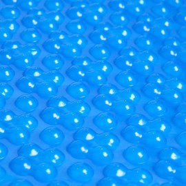 TONTAIN Patent Design 16mil400μm 12FT Round Blue Quadruple Bubble Solar Pool Cover Hot Tub Blanket Covers for InGround and AboveGround Swimming Pools Bubble-Side Down Pool Heating with Sun Power
