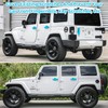 E-cowlboy Door Handle Cover Inserts+Tailgate Handle Cover+Recess Guard for 2007-2018