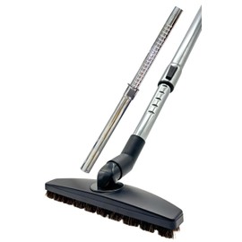 Vacuum Floor Brush & Extension Wand for Vacuum Cleaners with 1 ¼ inch (1.25'') (32mm) Inner Diameter with Horse Hair Soft Bristles - Hardwood Floor Attachment & Vacuum Extension Tube