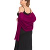 Pukguro Mulberry Shawl Wraps for Weddings Chiffon Soft Shawls and